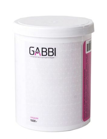 Сахарная паста для депиляции Gabbi средняя, 1500 гр