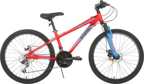 Велосипед для школьников Stern Attack 24, оранжевый, синий, колесо 24"