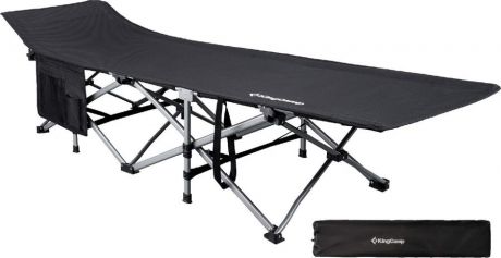 Кровать раскладная KingCamp Oversized Folding Bed, KC8009, черный, 208 х 75 х 38 см