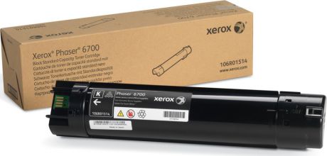 Картридж Xerox 106R01514, черный, для лазерного принтера, оригинал