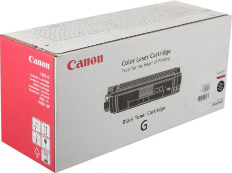 Картридж Canon CRG-G Bk, черный, для лазерного принтера, оригинал