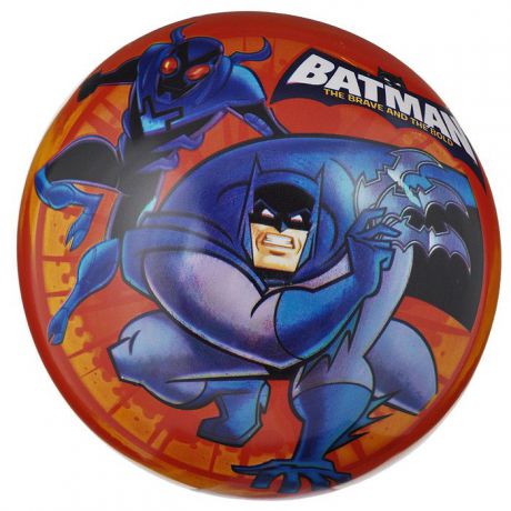 Мяч Dema-still "Бэтмен", цвет: красно-оранжевый, 23 см