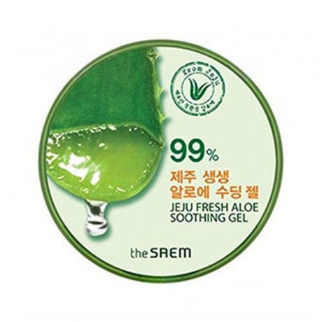 Гель для ухода за кожей The Saem с алоэ универсальный увлажняющий Jeju Fresh Aloe Soothing Gel 99%