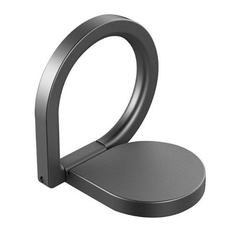 Кольцо-держатель для телефона UNIPHA Капля, серый металлик
