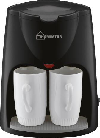 Кофеварка электрическая HOMESTAR HS-2020, черный
