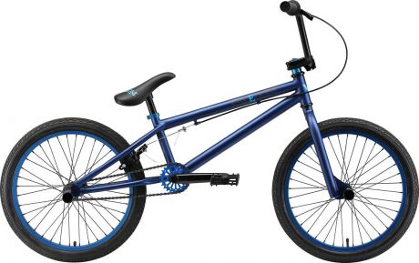 Велосипед детский Welt BMX Freedom 2019, синий, диаметр колес 20", рама 18"