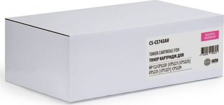 Картридж Cactus CS-CE743AV, пурпурный, для лазерного принтера