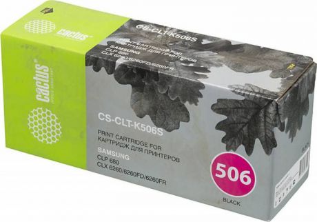 Картридж Cactus CS-CLT-K506S, черный, для лазерного принтера