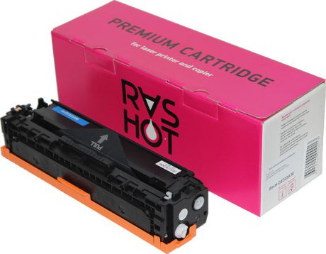 Картридж RasHot RH-H-CE323A M, красный, для лазерного принтера