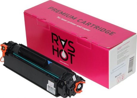 Картридж RasHot RH-H-283, черный, для лазерного принтера