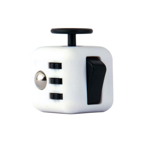 Игрушка антистресс Fidget Cube Белый, в подарочном кейсе