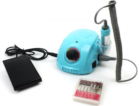 Аппарат для маникюра и педикюра Nail Drill 701E, голубой