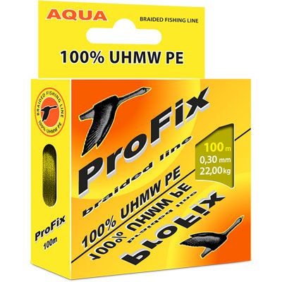 Плетеный шнур "ProFix Olive", толщина 0,08 мм, длина 100 м