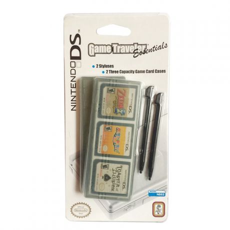 Комплект игровых аксессуаров Nintendo 2 Styluses & 2 Three Game Card Cases