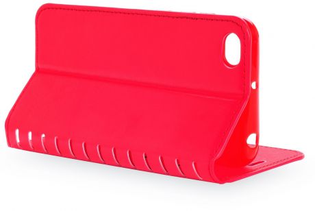 Чехол для сотового телефона Gurdini Premium case книжка с силиконом на магните red для Xiaomi Redmi GO, красный