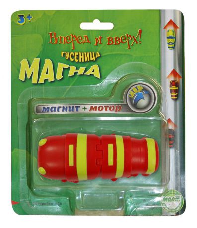 Игрушка "Гусеница Магна", цвет: красный, желтый