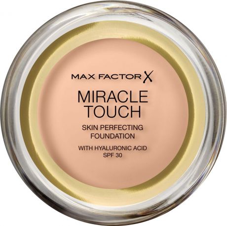 Тональная основа Max Factor Miracle Touch, SPF 30, тон 35 Pearl Beige, 11 мл