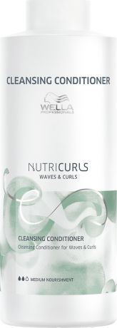 Кондиционер очищающий для вьющихся и кудрявых волос Wella Professionals Nutricurls Cleansing Conditioner for Waves and Curls, 1 л