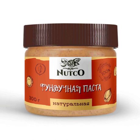 Фундучная ореховая паста NUTCO натуральная 300 гр.