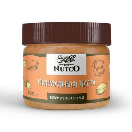 Миндальная паста NUTCO Натуральная 300 гр.