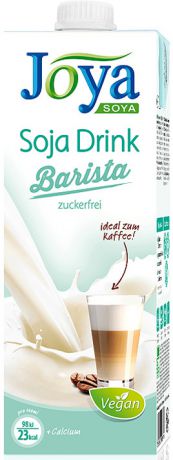 Растительное молоко JoyaSoya Barista Drink , соевое, с кальцием, ультрапастеризованное, 1 л