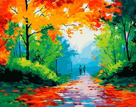 Картина по номерам Paintboy Original "Осенний пейзаж" 40х50см