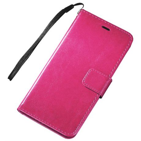 Чехол-книжка MyPads для Huawei P30 Lite / Huawei Nova 4E с мульти-подставкой застёжкой и визитницей розовый