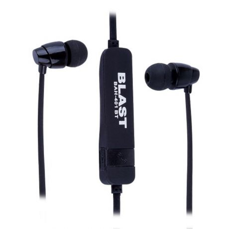 Беспроводные наушники-вставки BLAST BAH-401 Bluetooth с микрофоном