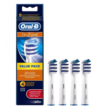 Насадка для зубных щеток Oral-B TriZone (4 шт) EB 30-4