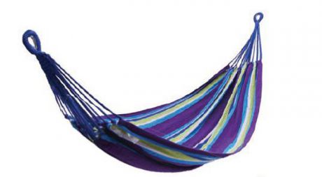 Гамак KingCamp "Canvas Hammock", цвет: фиолетовый, желтый, 200 х 150 см