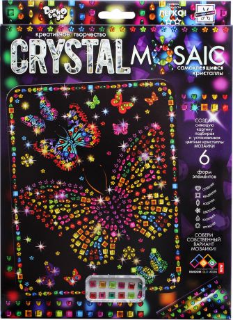 Набор для создания мозаики Danko Toys "Crystal Mosaic. Набор 8. Бабочки"