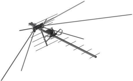 РЭМО BAS-1322-DX Твин Супер, Black сетевая уличная ТВ-антенна (активная)