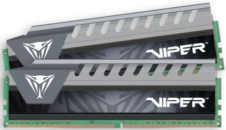 Комплект модулей оперативной памяти Patriot Viper Elite DDR4 2x8Gb 2133 МГц, Grey (PVE416G213C4KGY)