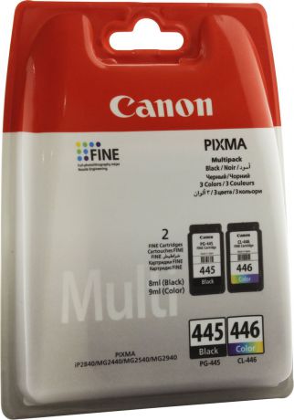 Картридж Canon PG-445/CL-446, черный, для струйного принтера, оригинал