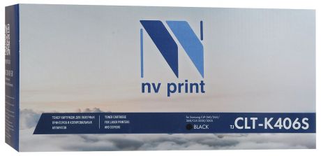 Картридж NV Print CLT-K406S, черный, для лазерного принтера