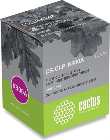 Картридж Cactus CS-CLP-K300A, черный, для лазерного принтера