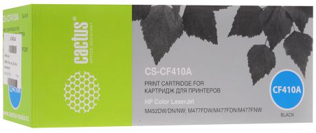Картридж Cactus CS-CF410A, черный, для лазерного принтера
