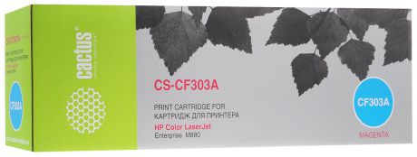 Картридж Cactus CS-CF303A, пурпурный, для лазерного принтера