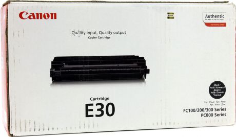 Картридж Canon E-30, черный, для лазерного принтера, оригинал