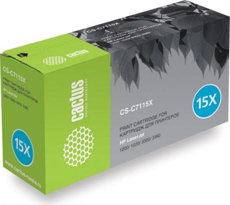 Картридж Cactus CS-C7115XS, черный, для лазерного принтера