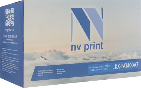 Картридж NV Print KXFAT400A7, черный, для лазерного принтера