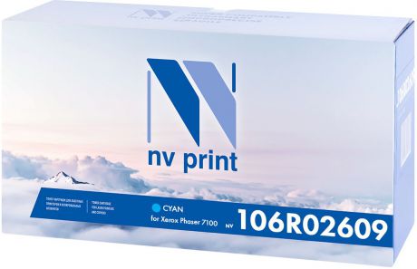 Картридж NV Print 106R02609C, голубой, для лазерного принтера