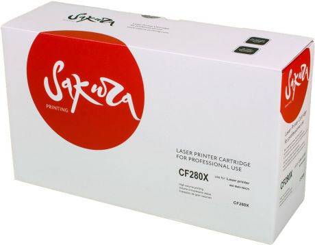 Картридж Sakura CF280X, черный, для лазерного принтера