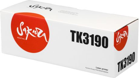 Картридж Sakura TK3190, черный, для лазерного принтера