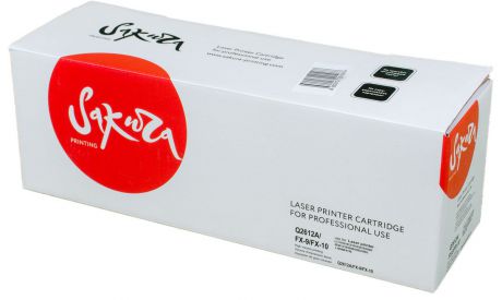 Картридж Sakura Q2612A/FX9/FX10, черный, для лазерного принтера