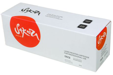 Картридж Sakura CRG728, черный, для лазерного принтера