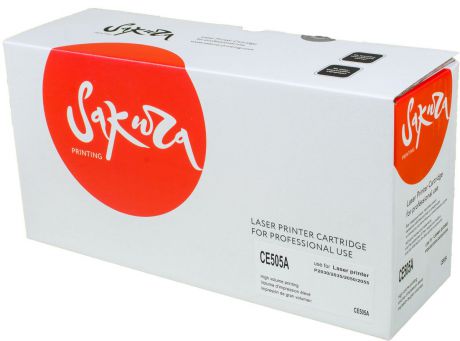 Sakura CE505A, Black тонер-картридж для HP LaserJet P2030/P2035/P2050/P2055