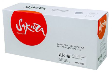 Картридж Sakura MLT-D109S, черный, для лазерного принтера