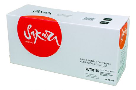 Картридж Sakura MLT-D111S, черный, для лазерного принтера