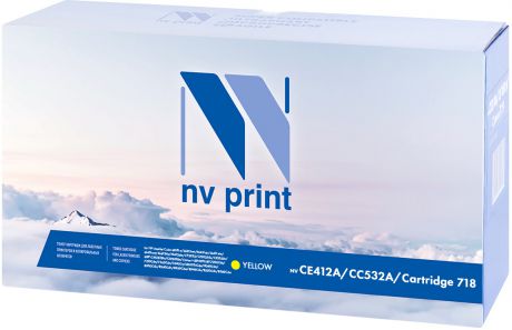 Картридж NV Print CE412A, желтый, для лазерного принтера